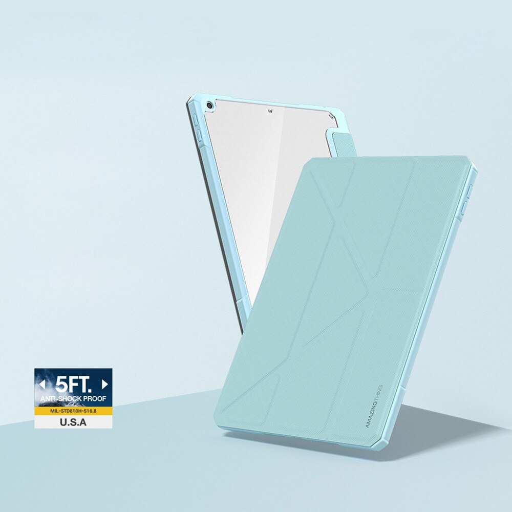 Husa AmazingThing Titan Pro Folio compatibila cu iPad Air 11 inch M3 2025, Albastru