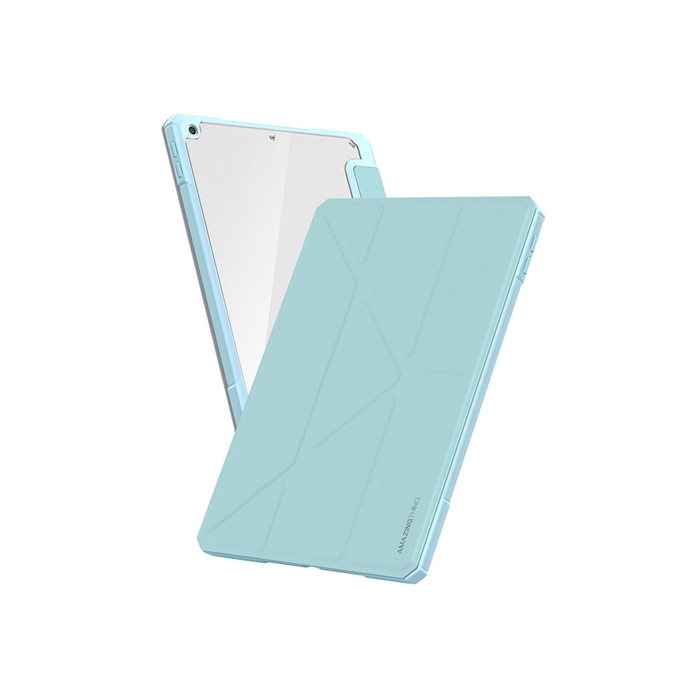 Husa AmazingThing Titan Pro Folio compatibila cu iPad Air 11 inch M3 2025, Albastru