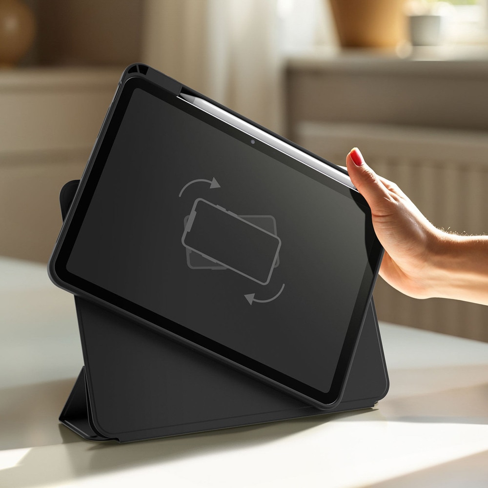 Husa AmazingThing Titan Pro Mag compatibila cu iPad Air 13 inch M3 2025/M2 2024, Negru
