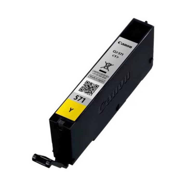 Cartus cerneala Canon CLI-571Y Yellow pt MG5750/MG6850/MG7750