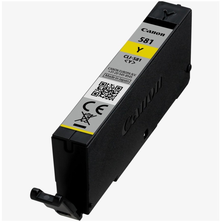 Cartus cerneala Canon CLI-581 Y, Yellow ink tank, pentru TS6150/TS8150/TS9150/TR7550/TR8550
