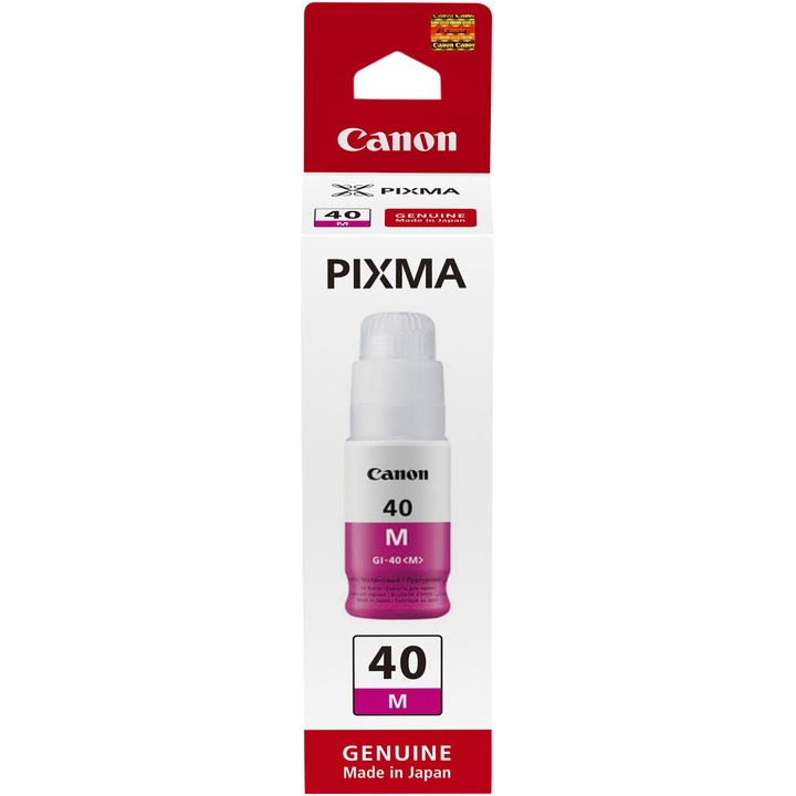 Cartus cerneala Canon GI-40 M, Magenta Ink Bottle pt G6040, G5040; 7.700 pag