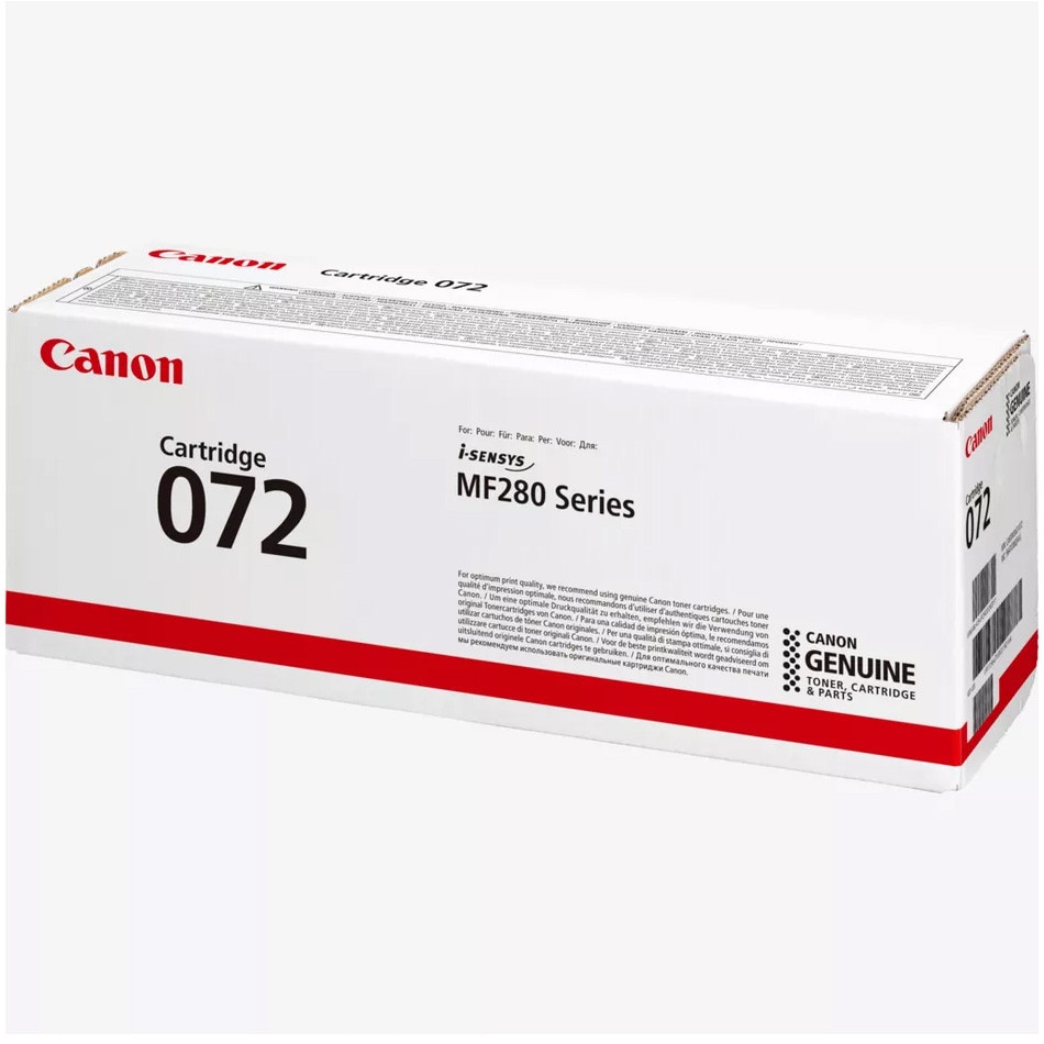 19752 Тонерен касета Canon Black 072 pt MF287dw, 1.400 стр. на базата на ISO ...