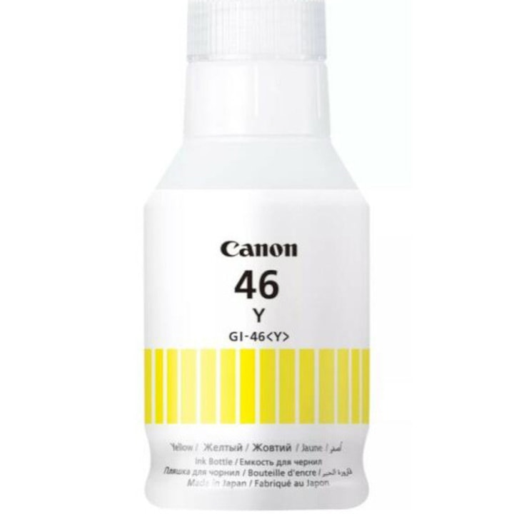 Flacon cerneala Canon Yellow GI-46 Y pt GX6040/GX7040; cap. 14.000 pag