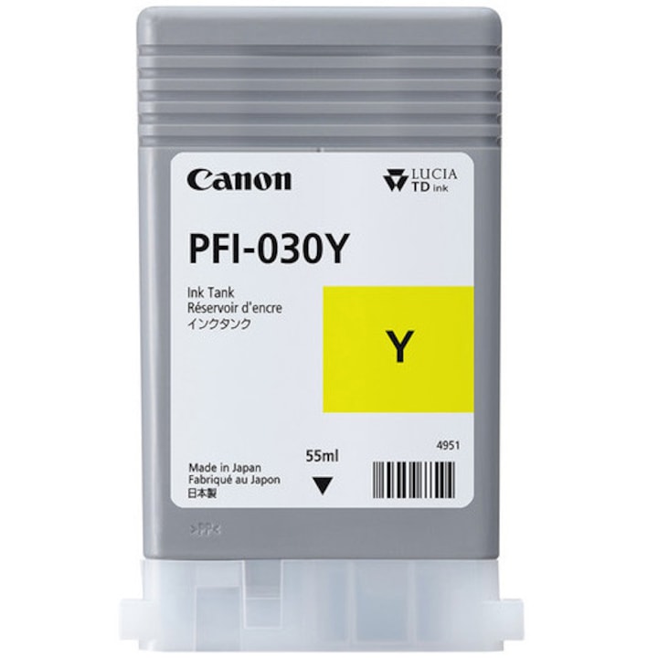 Canon Pigment Ink PFI-030 Yellow tintapatron TM-240 / TM-340 készülékhez