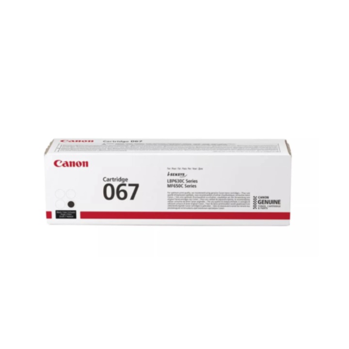 Cartus toner Canon Black pt MF651Cw / MF655Cdw / MF657Cdw (1.350 pages) cod CRG067BK