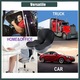 Perna Ortopedica Sezut si Perna Lombara, Design Integrat, YOUKUKE®, Ergonomic, Spuma Memorie 60D, Suport Lombar/Glutei, Anti-Durere Sciatica Coccis, pentru Scaune Birou/Auto/Camion, Gri Inchis