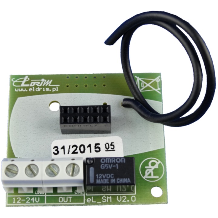 Adapter eLdrim SMIX pentru radio, 12-24 VAC, dimensiuni 42x37x15mm, set