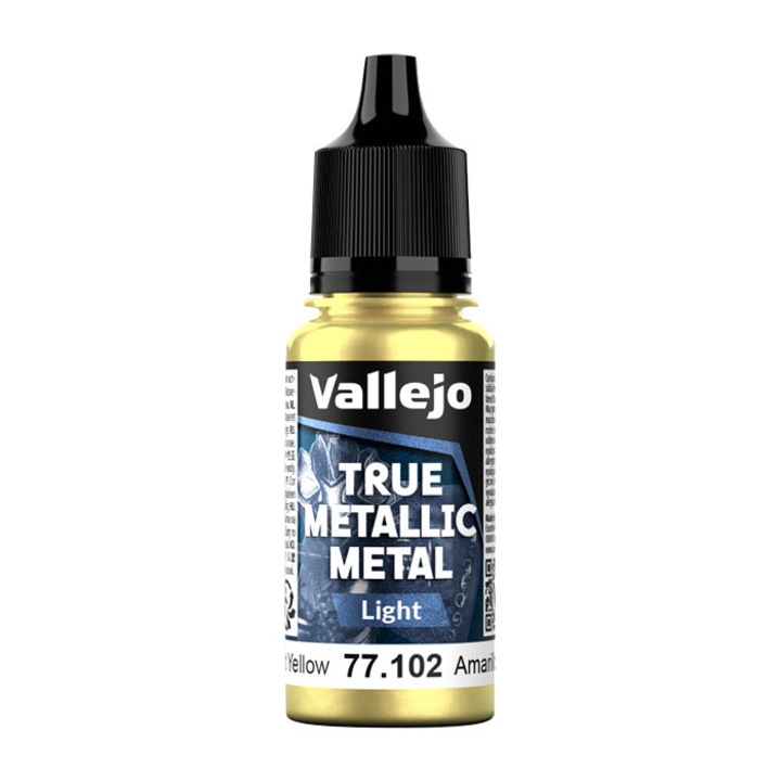 Festék 77102 Light Radiant Yellow TMM, Vallejo, 18ml