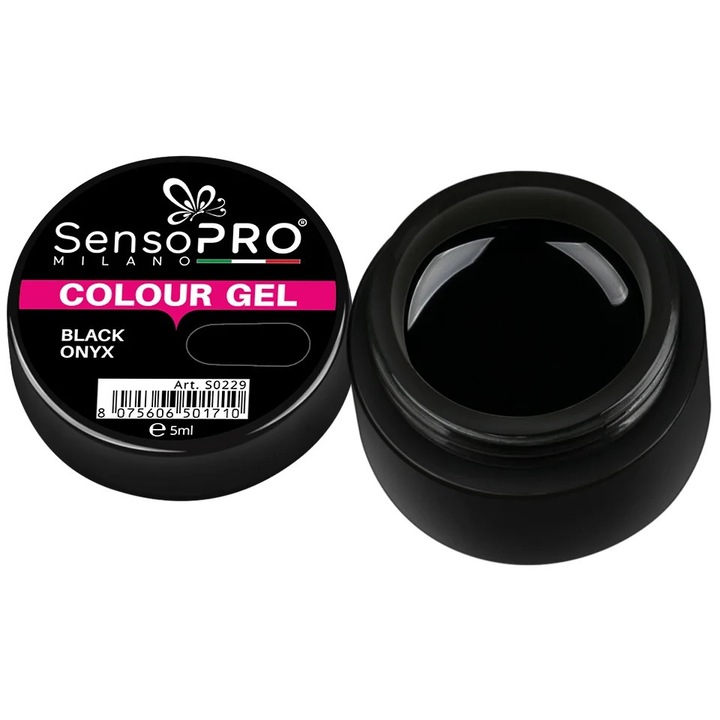 UV Гел Лак Black Onyx 5ml, SensoPRO Milano