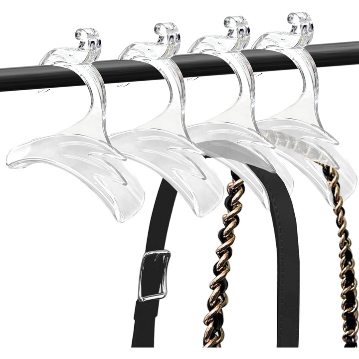 Set 8 Umerase pentru Genti, BBW, Alb, 11x12cm