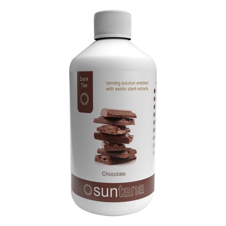 Лосион за спрей тен Suntana Chocolate, Dark, за професионални апарати за спрей тен, 250 мл