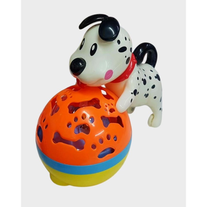 Jucarie interactiva Catel care se misca, lumineaza si canta, oferind distractie si stimulare pentru cei mici. Functioneaza pe baterii