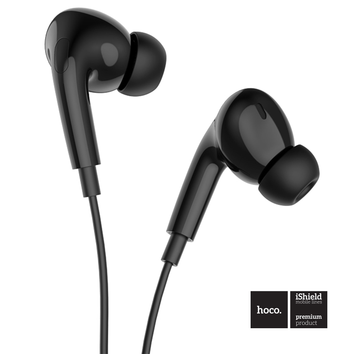 Casti In-Ear cu fir USB-C, compatibile Huawei, Xiaomi, OnePlus, Samsung si iPhone/iPad USB-C, microfon si control pe fir, sunet stereo, 1.2m, Negre (M101 Pro)