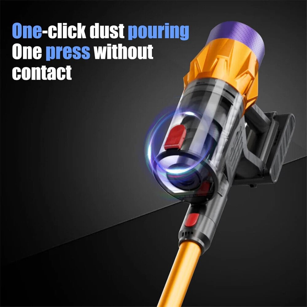 Aspirator Reincarcabil Fara Fir Cu Incarcare Pe Perete, 35 Kpa 550 W 40 De Minute Pentru Casa, Aspirator De Mana Anti-Incurcare, Afisaj LED, Autoportant Pentru Par De Animale/Covor/Podea