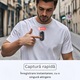 Camera video corporala Full HD 1080P cu 8 accesorii incluse, Hexar, WiFi, Body Cam Sport, Unghi 120°, Baterie 800 mAh, Filmare Hands-Free, Suport MicroSD pana la 256 GB, Negru