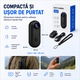 Camera video corporala Full HD 1080P cu 8 accesorii incluse, Hexar, WiFi, Body Cam Sport, Unghi 120°, Baterie 800 mAh, Filmare Hands-Free, Suport MicroSD pana la 256 GB, Negru