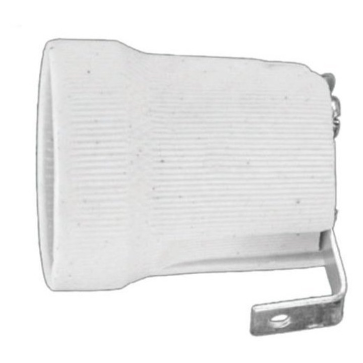Dulie bec E27 din Ceramica Set ( 5 Bucati) Ø40x45 mm, Alba