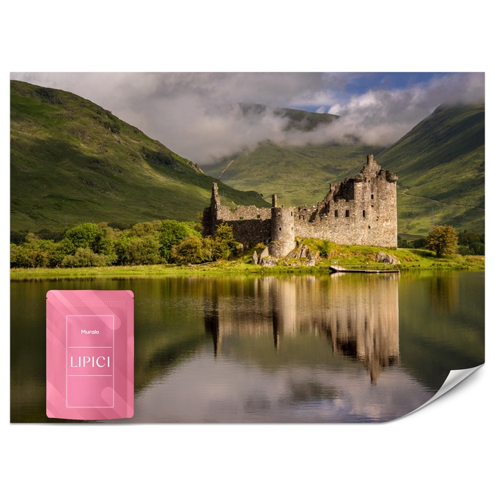 Fototapet Muralo Castel Montan 500x350 Peisaj Pentru Dormitor Modern