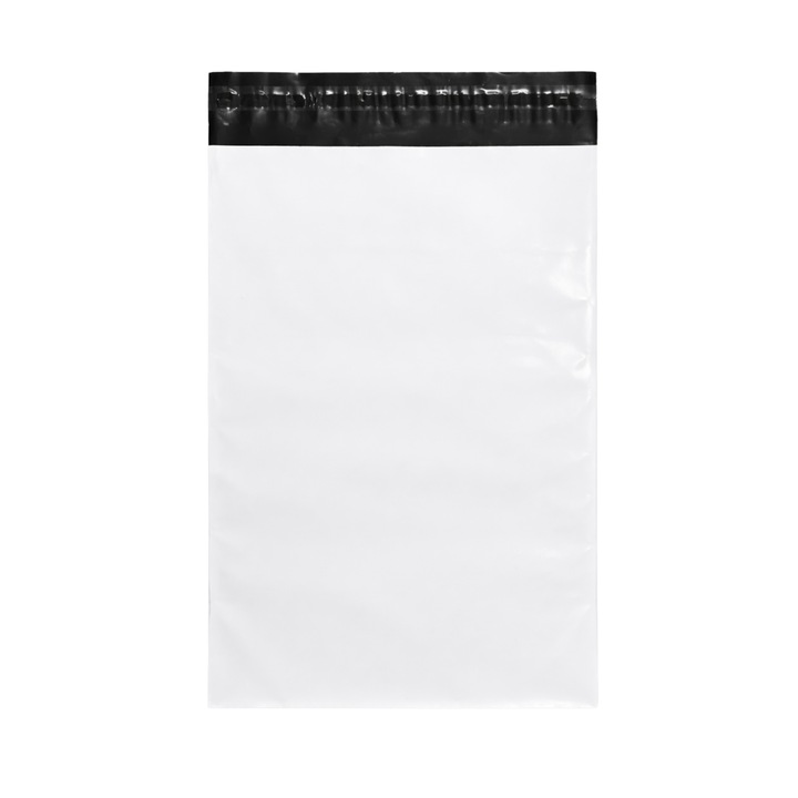 Set 100 buc – Pungi de curierat, 350×450 + 50 mm, 50 microni, autoadezive, Agopack