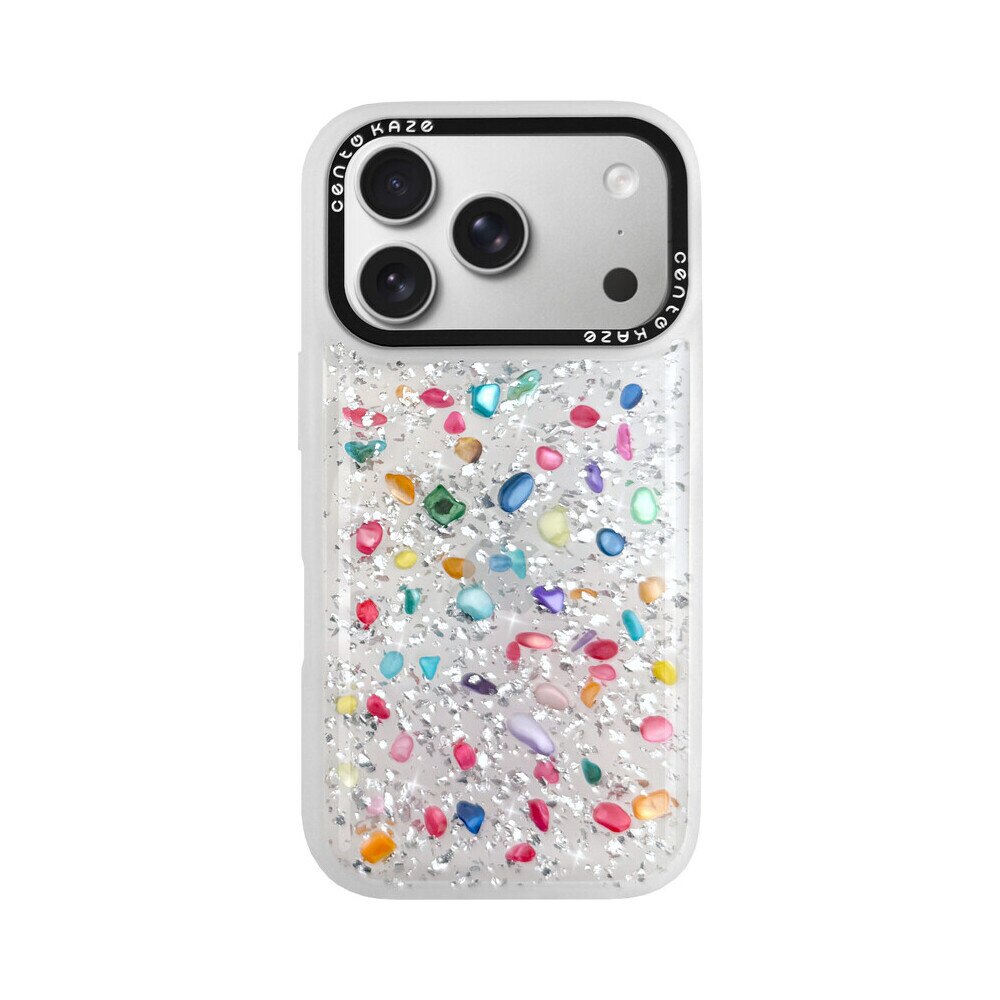 Husa Premium cu Rasina Epoxidica CENTO Muse compatibila cu Apple Iphone 17 Pro, Fiesta, Anti zgarieturi, Rezistenta la Cadere 3m, cu margini ridicate pentru protectia ecranului si a camerei