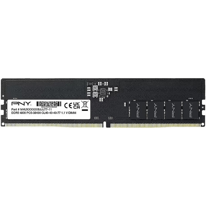 Memorie PNY Performance 8GB DDR5 4800MHz CL40 1.1v Bulk
