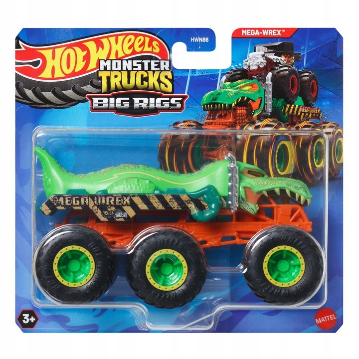 Camion 6-roti Hot Wheels Monster Trucks 1:64, 15cm, multicolor, set