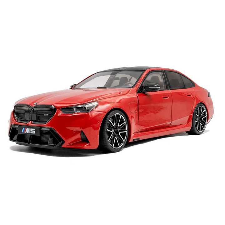 Macheta BMW M5 rosu 2025 - 1/18 Solido