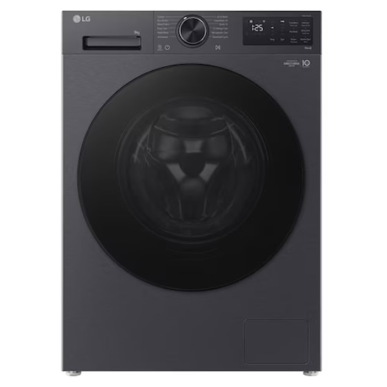 Masina de spalat rufe LG AI Direct Drive, 9 kg, Clasa energetica A, Negru Mat