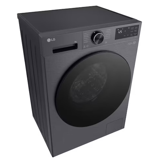 Masina de spalat rufe LG AI Direct Drive, 9 kg, Clasa energetica A, Negru Mat