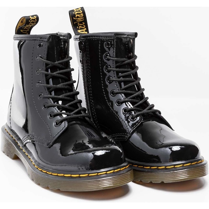 Botine dama Dr. Martens, model Trapery, negru, piele, 33 EU