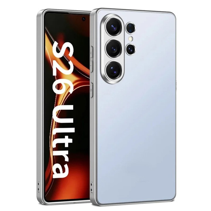 Калъф Ултра тънък, За Samsung Galaxy S26 Ultra, Противоударен, Светлосин