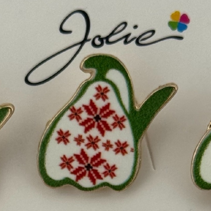 Set 12 Brose Martisor pentru Copii, Jolie, Model Ghiocel cu Motiv Traditional, Multicolor