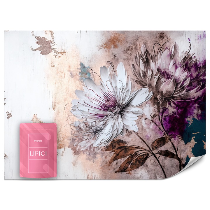 Fototapet Muralo Flori Colorate 400x280 Natura Pentru Dormitor Modern