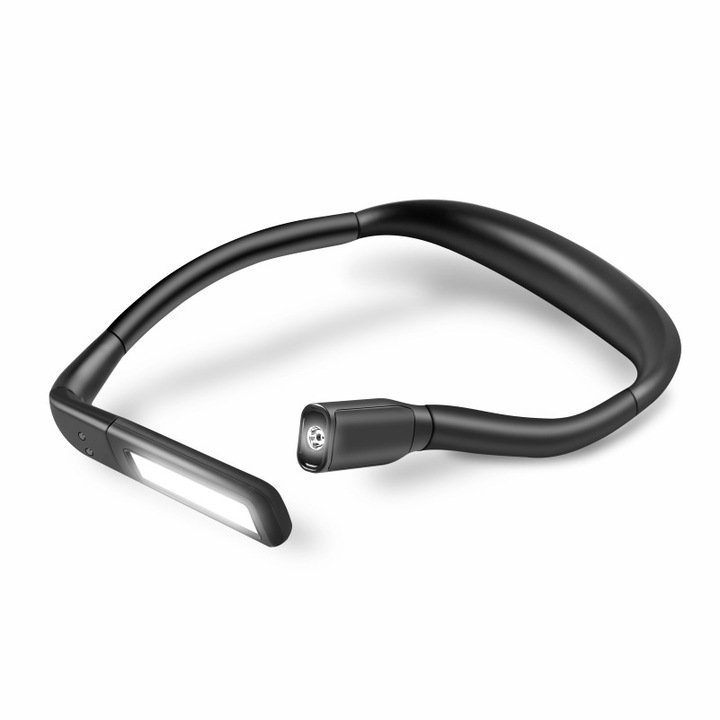 Lampa LED de citit, SDLOGAL, 270° gat de lebada, Trei culori, protectie pentru ochi, Negru