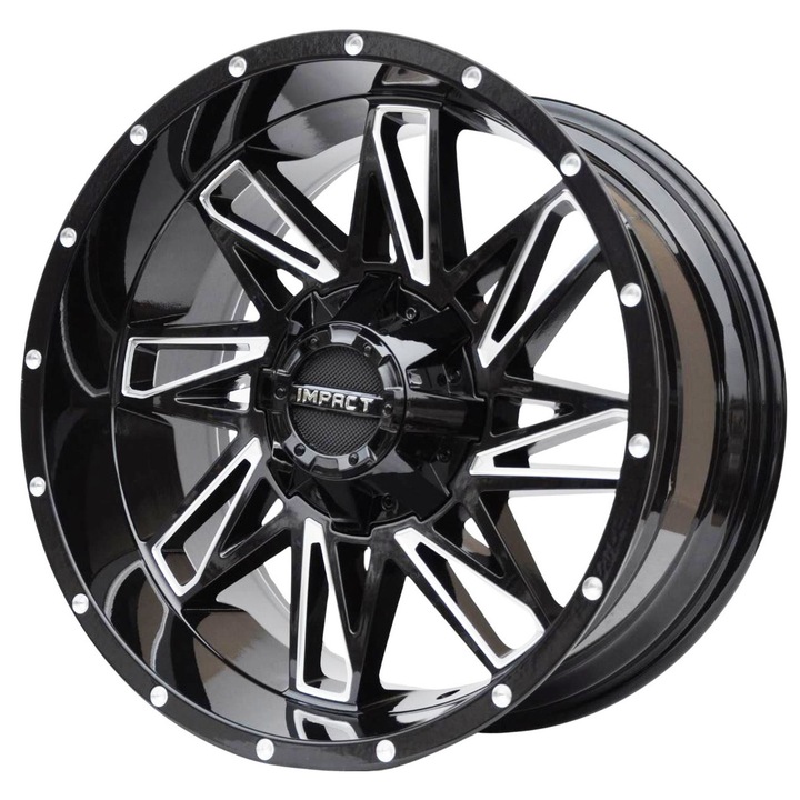 Set (4 bucati) jante 1544 20x10 5x127 ET-12 - MBPC - machined black