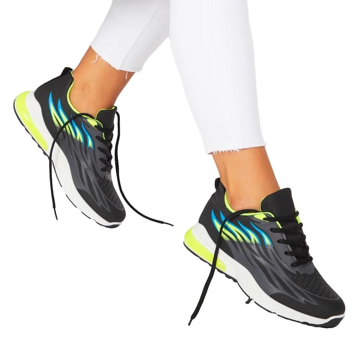 Pantofi sport "888 shoes 1051-3-pd green"