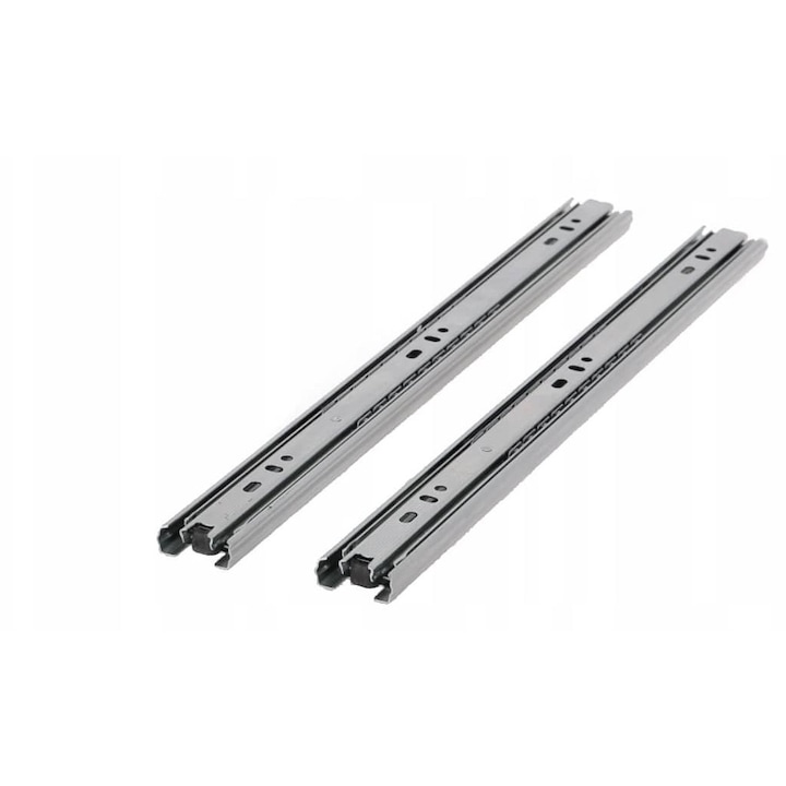 Glisiera cu bile, extensie totala 350mm, H-30, metalica / PK-0H30-3500