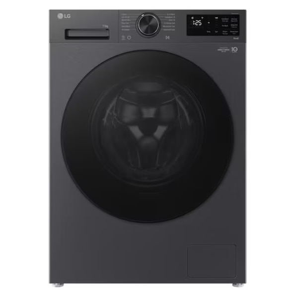 Masina de spalat rufe LG 11 kg Direct Drive, TurboWash360, Negru Mat, 600x850x565mm