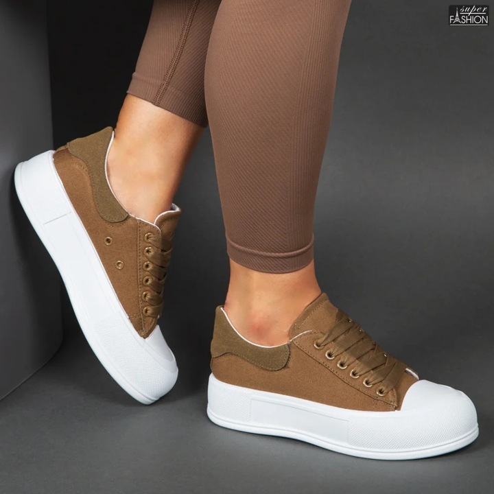 Pantofi sport "se7.en s022 army green''