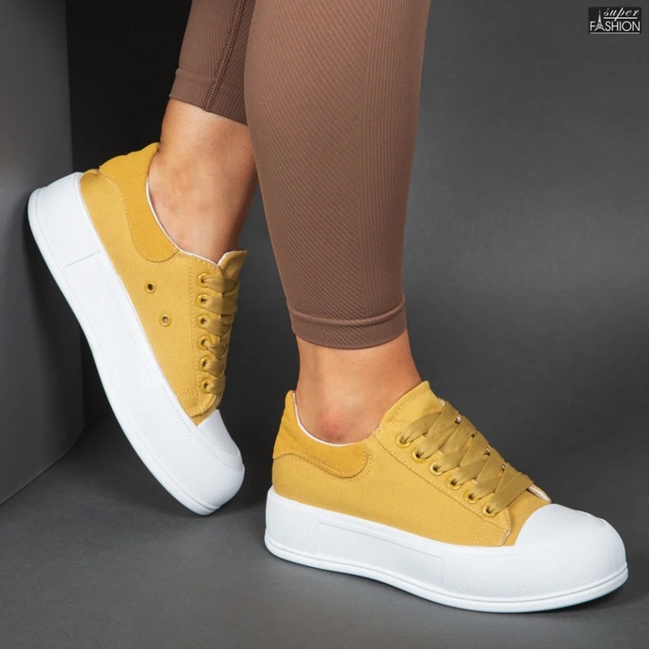 Pantofi sport "se7.en s022 yellow''