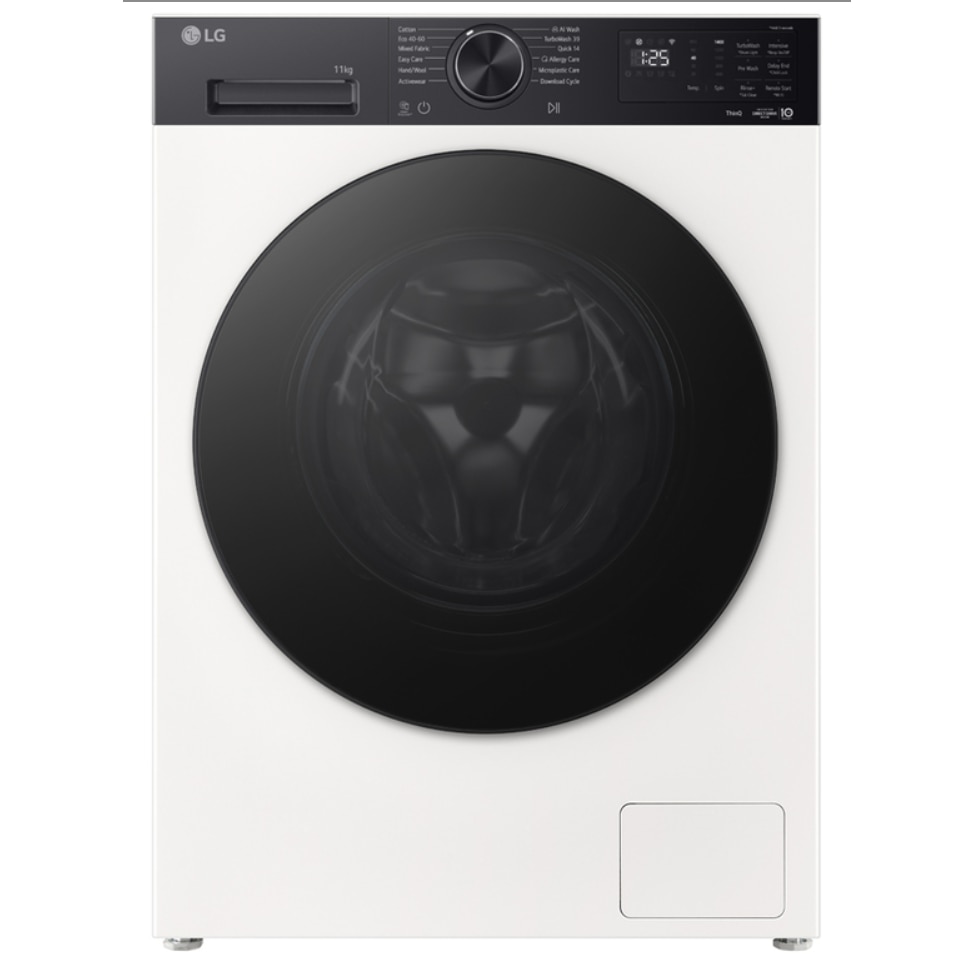 Mașină de spălat rufe, LG, F4X5011THB, 11 kg, 1400 rpm, alb, 85x60x55cm