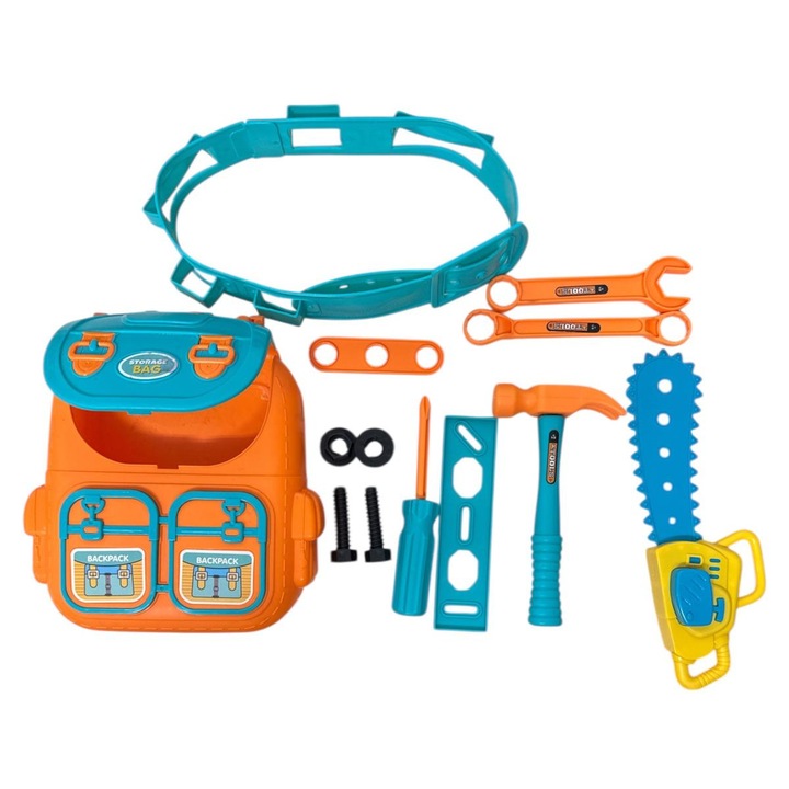 Joc de Rol Set Unelte De Jucarie Cu Rucsac Si Centura, 3 Ani+