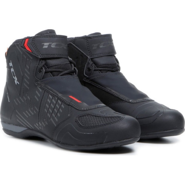 Ghete moto TCX R04D WP, impermeabile, negru, 46