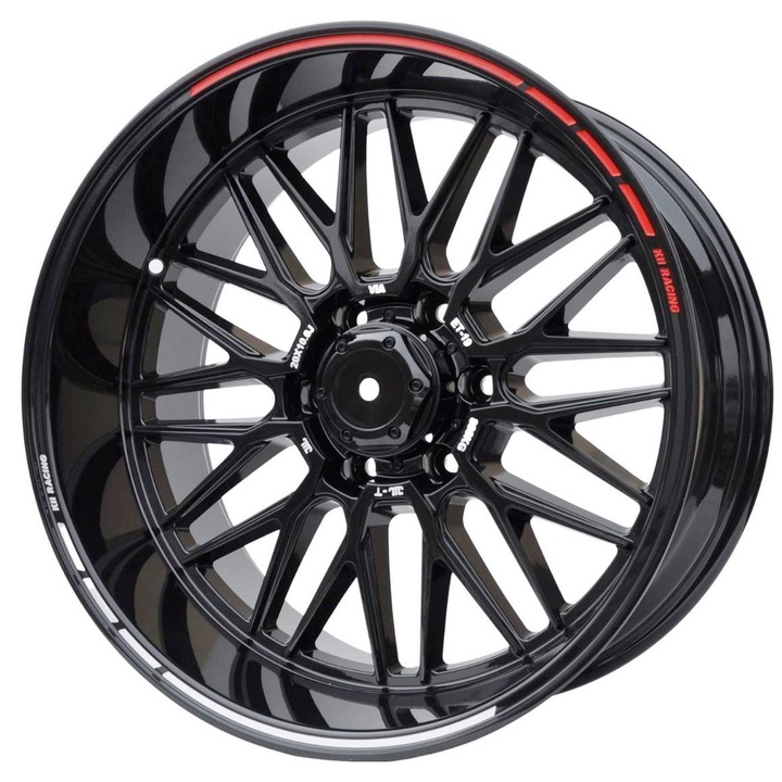 Set (4 bucati) jante 1888 20x10 6x139.7 ET-19 - BL - black