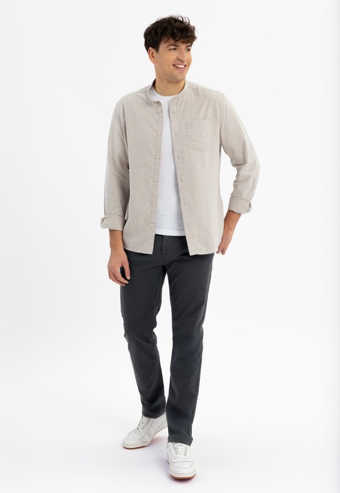 Pantaloni chino din bumbac, Comfort Fit, Volcano R-Marshall, albastru marin, Albastru marin