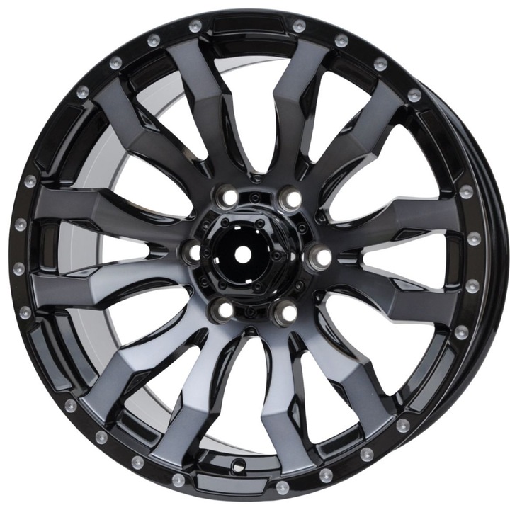 Set (4 bucati) jante 0215 20x9 6x139.7 ET35 - BL - black