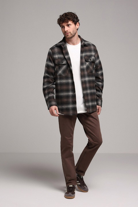 COLIN'S, Blugi regular fit cu 5 buzunare, Maro