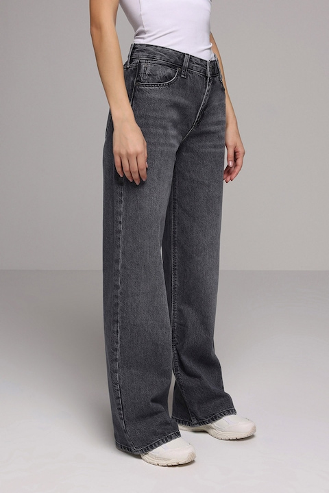 COLIN'S, Blugi cu croiala ampla, Gri antracit