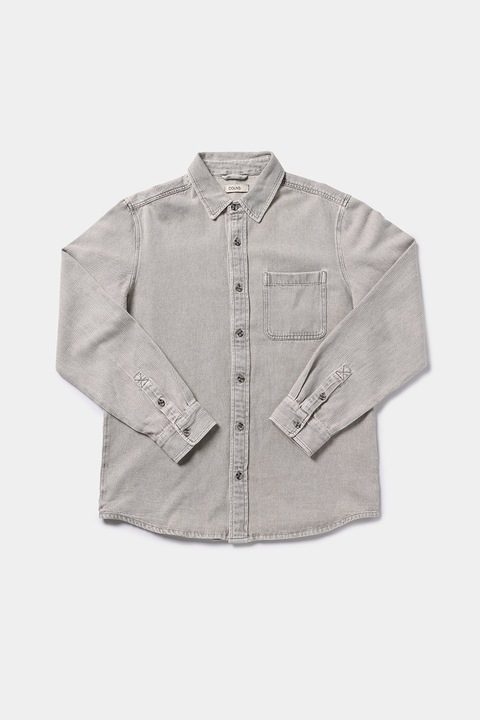 COLIN'S, Camasa cu guler clasic si buzunar pe piept, Gri deschis